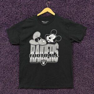 Disney x Las Vegas Raiders Mickey Mouse Oversized T-Shirt M